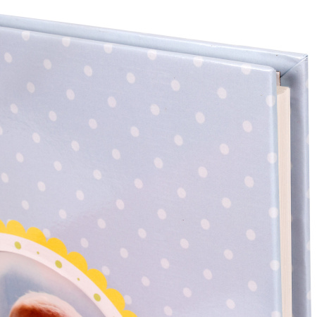 Фотоальбом BRAUBERG "Sweet Dreams" 20 магнитных листов, 23х28 см, спираль, голубой, 391149 - Фотоальбомы