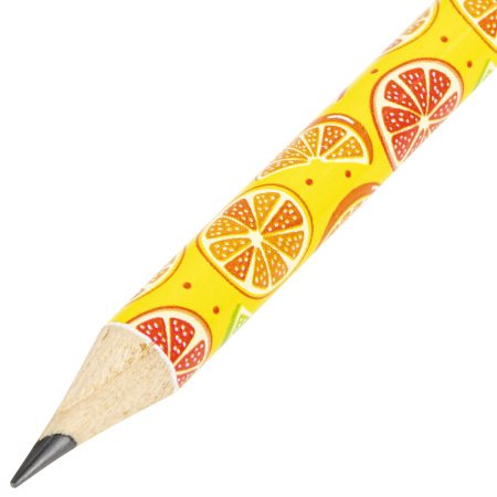 Карандаш чернографитный BRAUBERG "FRESH ZONE", 1 шт., HB, корпус ассорти, 181759 - Карандаши чернографитные