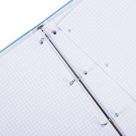 Тетрадь на кольцах БОЛЬШАЯ А4 (225х300 мм), 100 листов, твердый картон, клетка, BRAUBERG, Градиент, 403272 - Тетради на кольцах и сменные блоки к ним