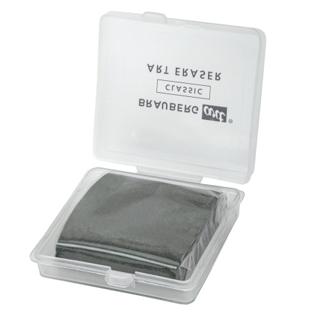 Ластик-клячка художественный, серый, в футляре, 40x36x10 мм, BRAUBERG ART "CLASSIC", 271154 - Художественные ластики и клячки