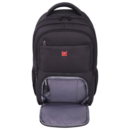 Рюкзак GERMANIUM UPGRADE универсальный, 2 отделения, отделение для ноутбука, USB-порт, UP-4, черный, 47х31х19 см, 271668 - Рюкзаки с отделением для ноутбука