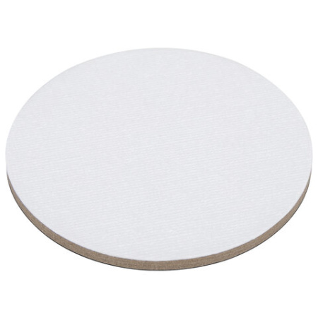 Холсты на магните круглые НАБОР 4 шт., 7.5 см, 280 г/м2, 100% хлопок, BRAUBERG ART CLASSIC, 192332 - Холсты