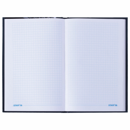 Блокнот А5 (135х206 мм), 80 л., твердый, выборочный лак, клетка, STAFF, "Милый котик", 111603 - Блокноты в книжном переплете