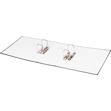 Папка-регистратор с двумя арочными механизмами (до 800 листов), покрытие ПВХ, 125 мм, черная - Папки-регистраторы с арочным механизмом