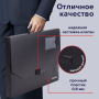 Папка-портфель пластиковая БОЛЬШОГО ФОРМАТА BRAUBERG "ПОРТФОЛИО", А3 (445х310х30 мм), черная, РОССИЯ, 226023 - Портфели пластиковые