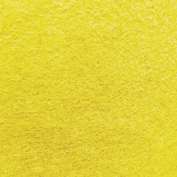 Цветной фетр для творчества, 400х600 мм, ОСТРОВ СОКРОВИЩ/BRAUBERG, 3 листа, толщина 4 мм, плотный, желтый, 660660 - Фетр