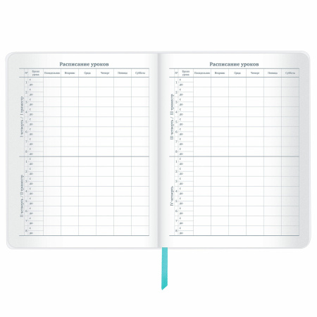 Дневник 1-11 класс 48 л., кожзам (гибкая), термотиснение, фольга, BRAUBERG, "Tropical", 106169 - Дневники универсальные