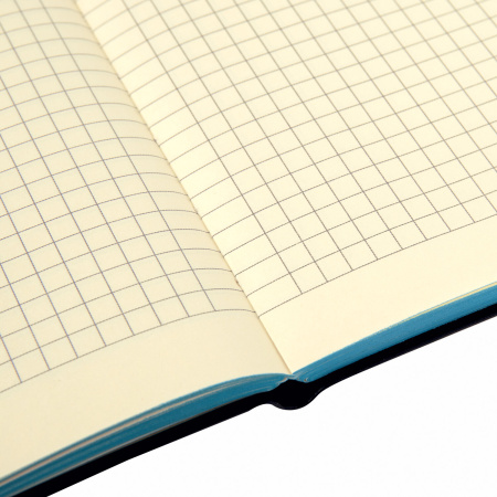 Тетрадь А5 (168х208 мм). 80 л., сшивка, клетка, под кожу, BRAUBERG VISTA, "City", 403924 - Тетради более 60 листов