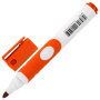 Маркер стираемый для белой доски ОРАНЖЕВЫЙ, BRAUBERG "SOFT", 5 мм, резиновая вставка, 152108 - Маркеры для досок