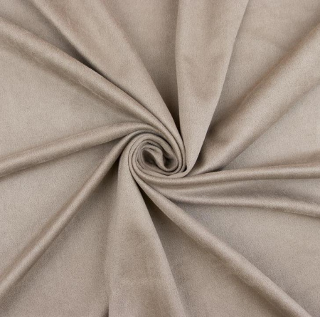 Двусторонняя (искусственная) замша цвет бежевый, 30*70 см, плотность 330 гр