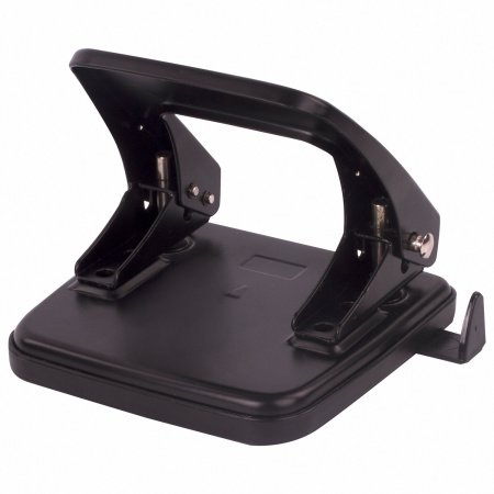 Дырокол металлический ОФИСМАГ, до 25 листов, черный, 229693 - Дыроколы настольные