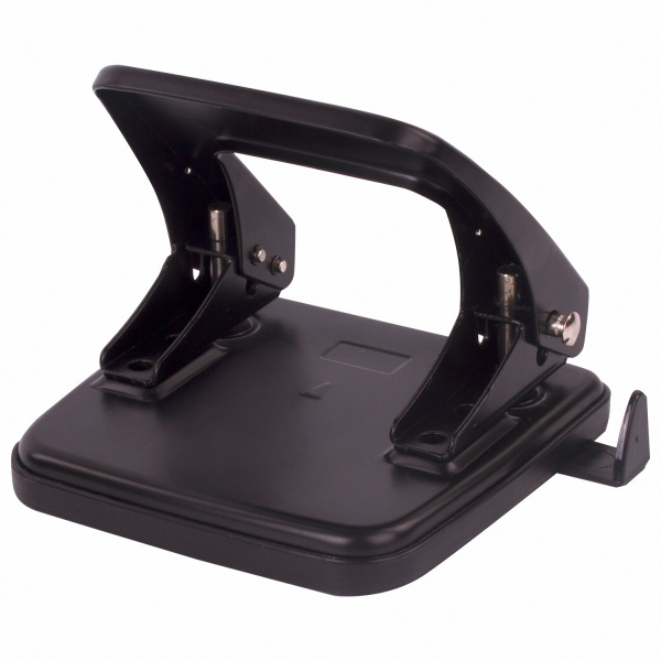 Дырокол металлический ОФИСМАГ, до 25 листов, черный, 229693 - Дыроколы настольные