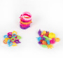Конструктор POP-BEADS для творчества и игр, 550 бусин, браслеты, кольца, BRAUBERG KIDS, 664698 - Наборы для изготовления бижутерии