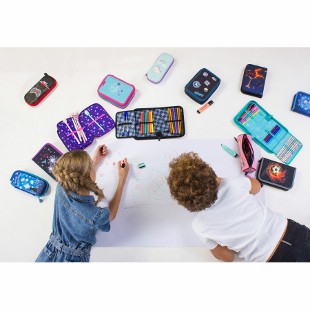 Пенал BRAUBERG, 1 отделение, 1 откидная планка, EVA, 22х10х5 см, "Sweet dreams", 270704 - Пеналы каркасные