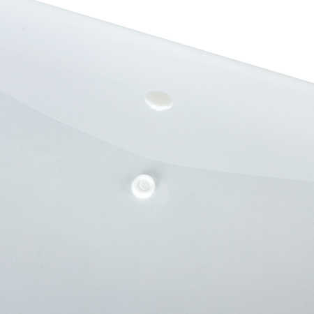 Папка-конверт с кнопкой BRAUBERG, А4, до 100 листов, прозрачная, 0,15 мм, 221638 - Папки-конверты с кнопкой