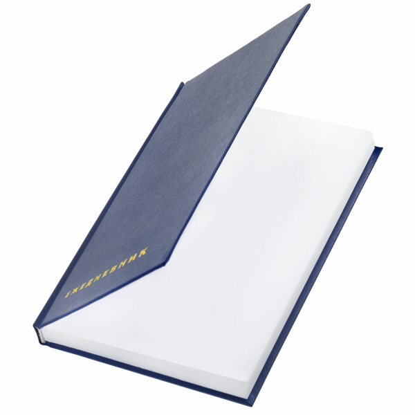 Ежедневник недатированный А5 145х215 мм BRAUBERG бумвинил, 160 л., синий, 123327 - Ежедневники с твердой обложкой