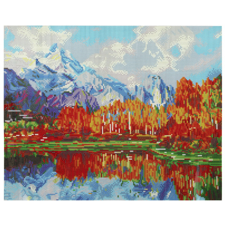 Картина стразами (алмазная мозаика) 40х50 см, ОСТРОВ СОКРОВИЩ "Звенящая тишина", без подрамника, 662581 - Алмазная вышивка