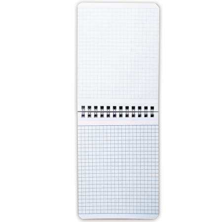 Блокнот МАЛЫЙ ФОРМАТ А6 110х145 мм, 40 л., гребень, лакированная обложка, клетка, HATBER, "Пейзажи", 40Б6B1гр, В12307 - Блокноты