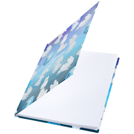 Дневник 1-4 класс 48 л., твердый, ЮНЛАНДИЯ, глянцевая ламинация, с подсказом, "Зайчики", 106593 - Дневники для младших классов