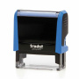 Штамп самонаборный 5-строчный, оттиск 58х22 мм, синий без рамки, TRODAT 4913P4/DB, КАССЫ В КОМПЛЕКТЕ, 4913/DB - Штампы прямоугольные самонаборные