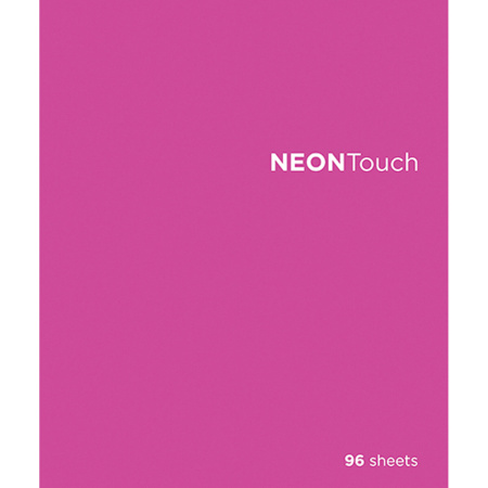 Тетрадь А5, 96 л., ПЗБМ, скоба, клетка, Soft Touch, выборочный лак, флуоресцент, "НеонТач" (2 вида), 027354 - Тетради более 60 листов