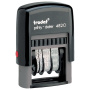 Датер-мини месяц буквами, оттиск 22х4 мм, синий, TRODAT 4820, корпус черный, 73930 - Датеры