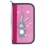 Пенал ПИФАГОР, 3 отделения, ламинированный картон, 19х11 см, "Adorable bunny", 270892 - Пеналы каркасные