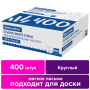 Мел белый, мягкое письмо, набор 400 шт., круглый, BRAUBERG, 227441 - Мелки