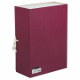 Короб архивный (240х330 мм), 120 мм, 2 завязки, бумвинил, до 1000 листов, бордовый, STAFF, 126901 - Короба архивные