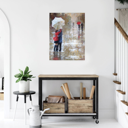 Картина стразами (алмазная мозаика) 40х50 см, ОСТРОВ СОКРОВИЩ "Встреча 2", без подрамника, 662587 - Алмазная вышивка