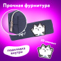 Пенал ЮНЛАНДИЯ, 1 отделение, полиэстер, "Cat", синий, 19х4х6 см, 270278 - Пеналы мягкие