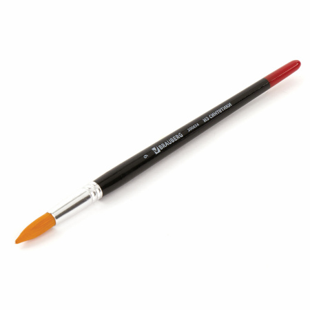 Кисть BRAUBERG синтетика, круглая, №9, 200854 - Кисти для рисования