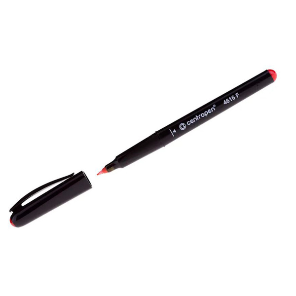 Маркер для CD и DVD КРАСНЫЙ CENTROPEN, трехгранная форма захвата, тонкий, 0,6 мм, 4616, 6 4616 0104 - Маркеры для CD и DVD