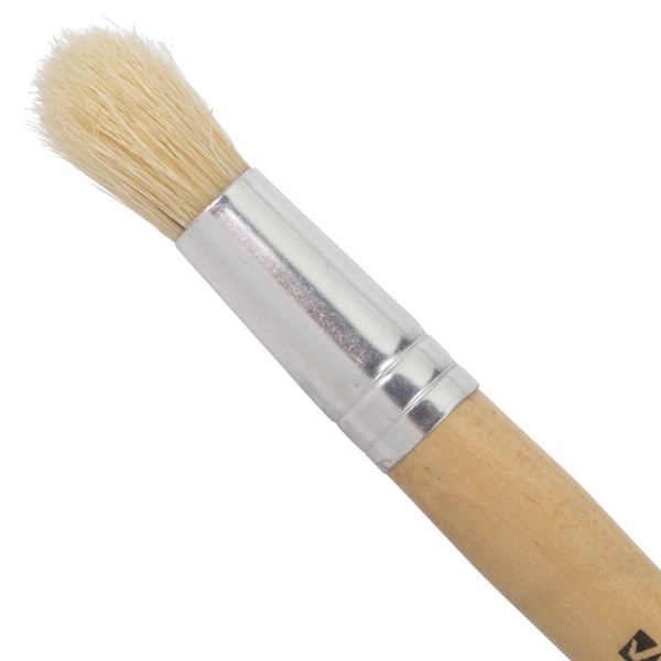 Кисть BRAUBERG, щетина, круглая, № 12, 200200 - Кисти для рисования