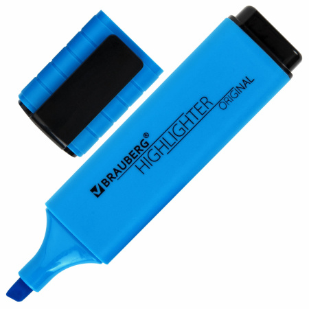 Набор текстовыделителей 6 ЦВЕТОВ, BRAUBERG "ORIGINAL NEON", линия письма 1-5 мм, 152216 - Текстовыделители