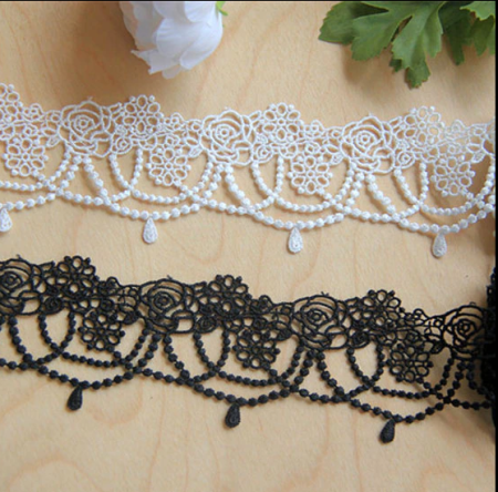 Кружево "Ожерелье", ширина 4,5 см, цвет Ivory (45 см)