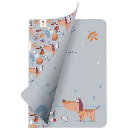 Тетрадь 60 л. в линию обложка SoftTouch, бежевая бумага 70 г/м2, сшивка, В5 (179х250 мм), ГАВ, BRAUBERG, 403823 - Тетради более 60 листов