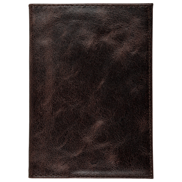 Обложка для автодокументов натуральная кожа пулап, 3D герб + тиснение, темно-коричневая, BRAUBERG, 238195 - Обложки для автодокументов и бумажники водителя