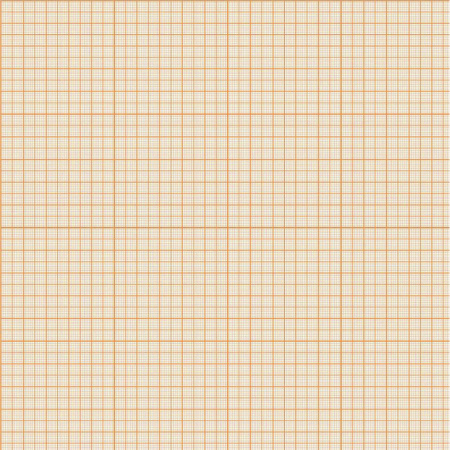 Бумага масштабно-координатная (миллиметровая) 878 мм х 10 м, оранжевая 80 г/м2 - Бумага для рисования в рулоне