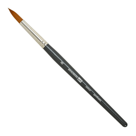 Кисти художественные набор 12 шт., в черной скрутке, синтетика, BRAUBERG ART CLASSIC, № 0-14, 200969 - Кисти художественные в наборах