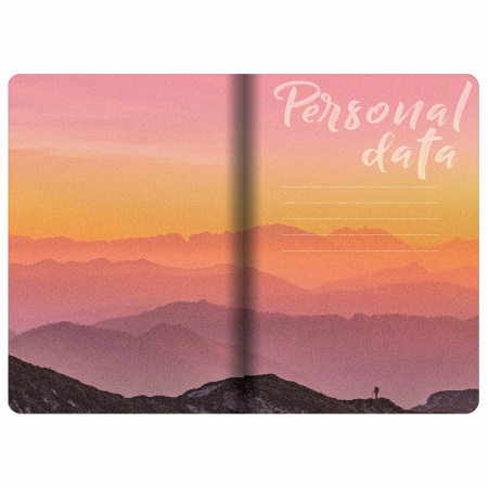 Тетрадь 40 л. в клетку обложка SoftTouch, бежевая бумага 70 г/м2, сшивка, А5 (147х210 мм), ENJOY THE MOMENT, BRAUBERG, 403766 - Тетради 40-48 листов