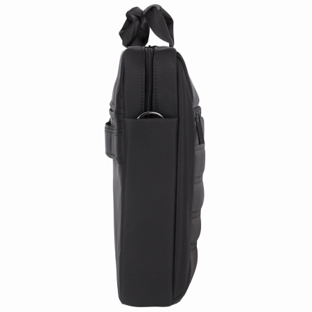 Сумка-портфель BRAUBERG с отделением для ноутбука 15-16", "Patrol", противоударная, черная, 41х29х6 см, 240504 - Сумки деловые с отделением для ноутбука и планшета