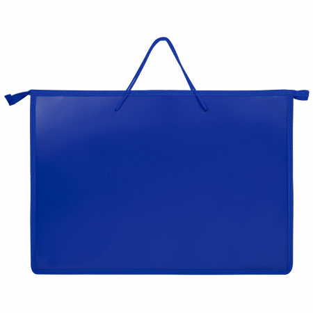 Папка для рисунков и чертежей ПИФАГОР А3, пластик, синяя, 271134 - Портфели и папки для рисунков и чертежей