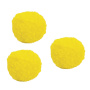 Помпоны для творчества, желтые, 25 мм, 20 шт., ОСТРОВ СОКРОВИЩ, 661451 - Помпоны для творчества
