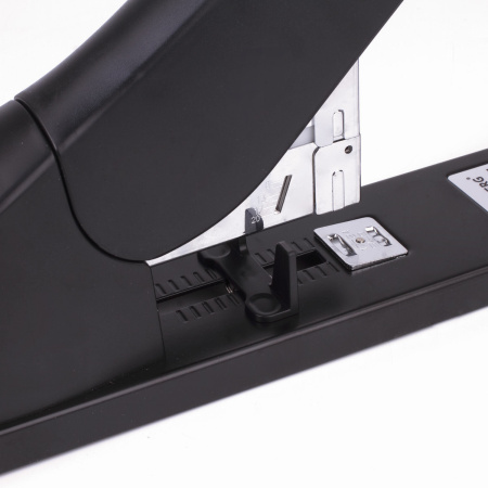 Степлер МОЩНЫЙ №24/6-23/24 BRAUBERG "Heavy duty MX", до 200 листов, черный, 222564 - Степлеры мощные