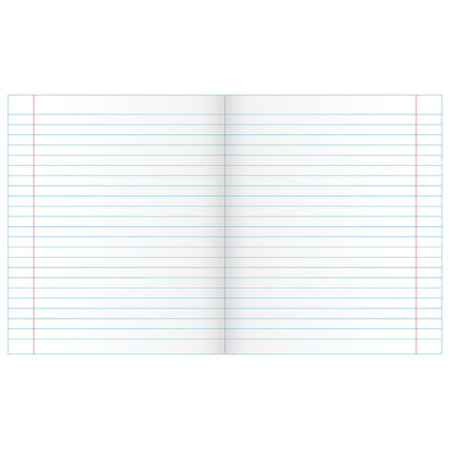 Тетрадь ЗЕЛЁНАЯ обложка 18 л., линия с полями, офсет, "Маяк", 1 шт, Т5018Т2 1Г - Тетради 12-24 листов