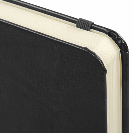 Ежедневник датированный 2024 А5 138x213 мм, BRAUBERG "Metropolis Special", под кожу, черный, 114963 - Ежедневники с покрытием "под кожу и ткань"