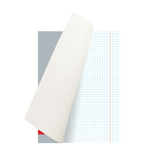 Тетрадь А5, 96 л., BRAUBERG, скоба, клетка, обложка картон, "INDAY", 1 шт, 400522 - Тетради более 60 листов