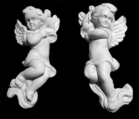 Основа пара Амуров, гипс (арт.70-709)