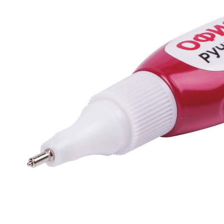 Ручка-корректор ОФИСМАГ, 6 мл, металлический наконечник, 226817 - Корректирующие ручки